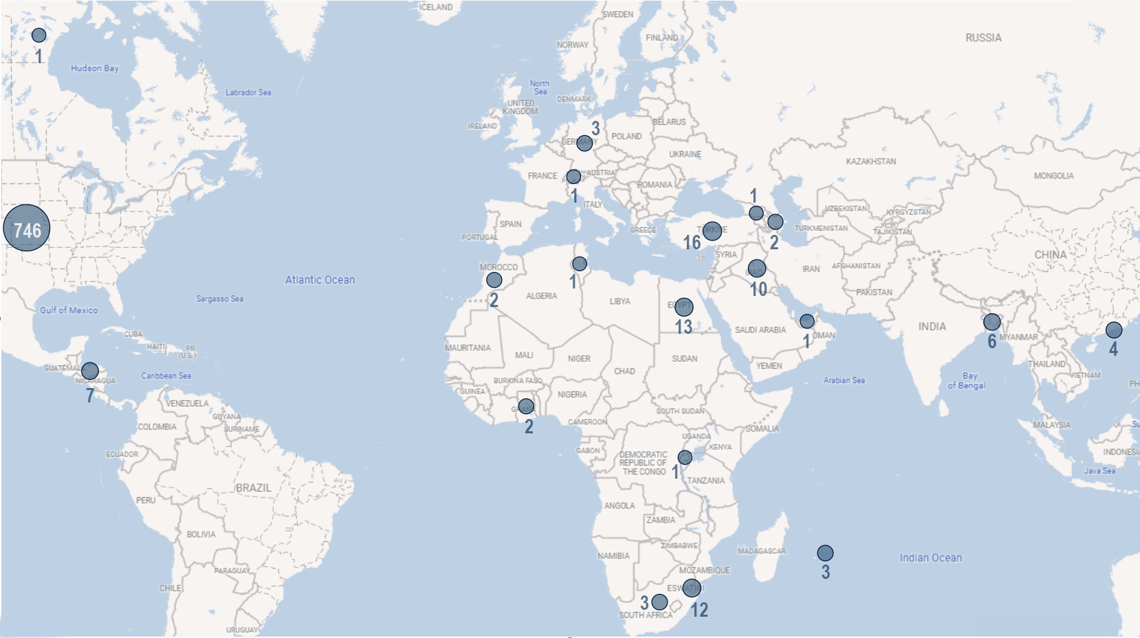 2024 Country Impact Map