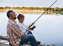 Sign up while getting your hunting or fishing license