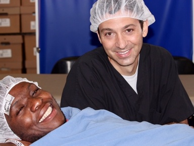 Dr. Cohen and patient