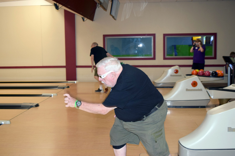 George Rickey bowling