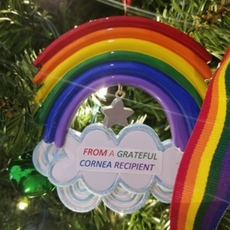 Rainbow ornament