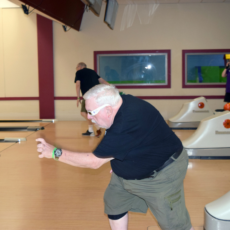 George Rickey bowling