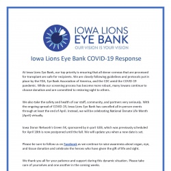 COVID-19 response sheet